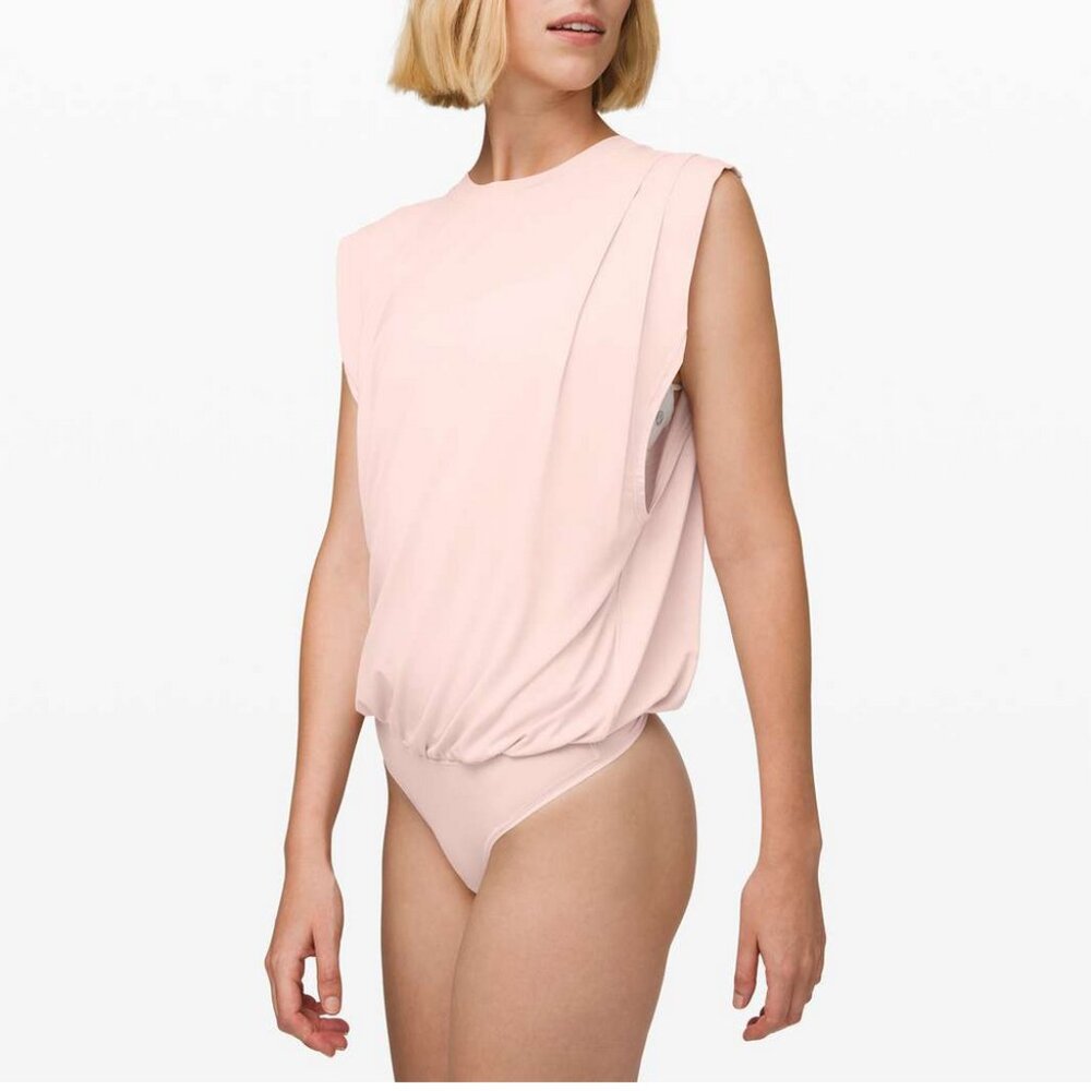 Lululemon Hour to Hour Bodysuit XS Pink Bliss BRAND NEW WITH TAGS!